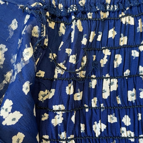 Laundry By Shelli Segal Blue Floral Mini Dress - Picture 8 of 13